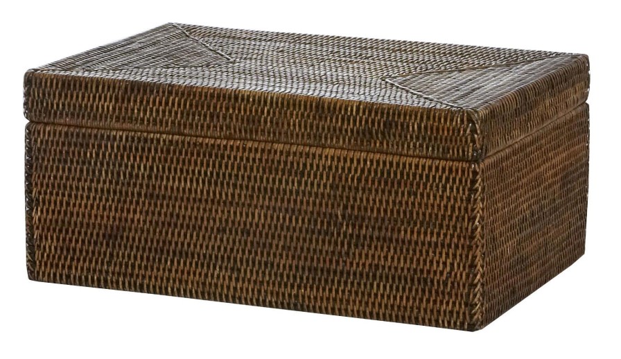 Flamant Togo, Basket, With Cover, Reed Wholesale