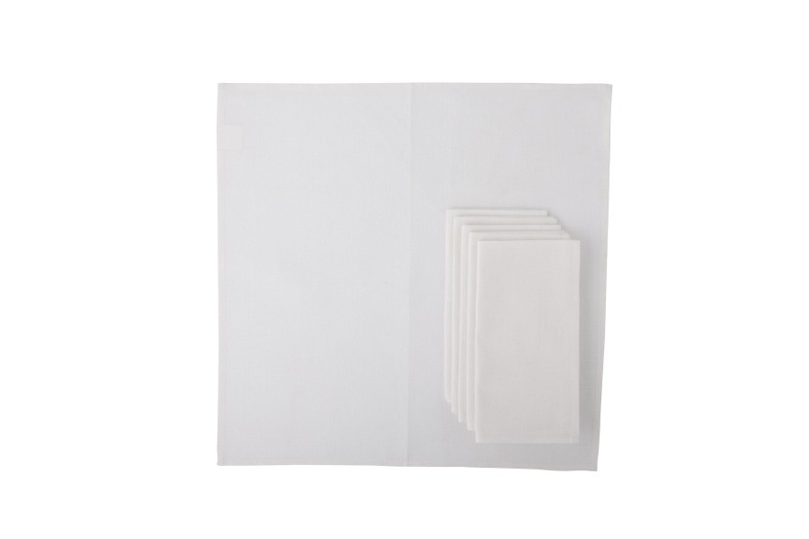 Flamant Phills, Napkin, White, Set Of 6 Wholesale