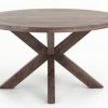 Flamant Forino, Dining Table, Smoked Oak, Round, 110 Cm Clearance