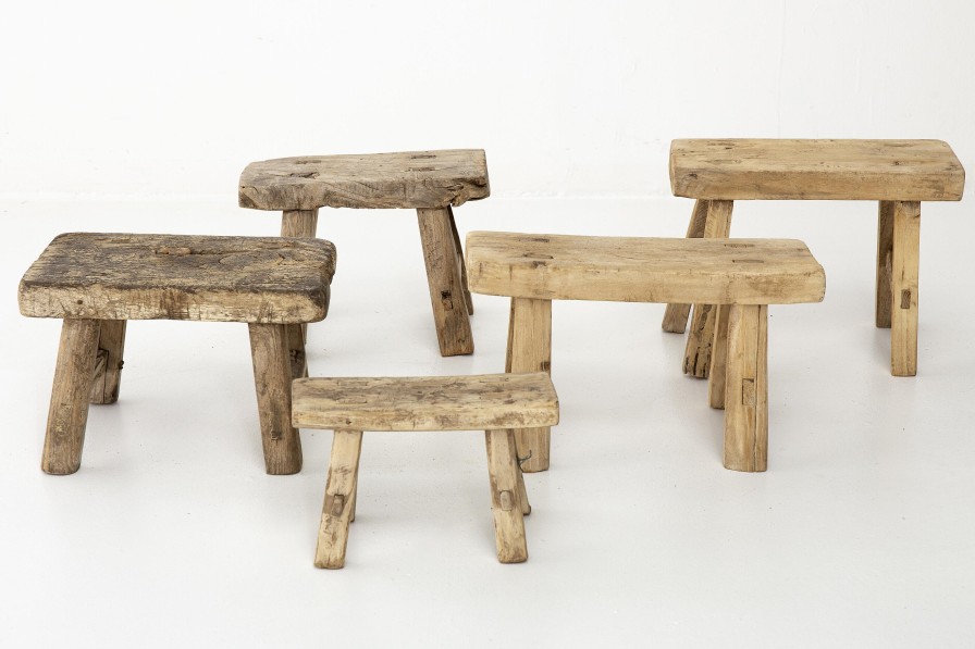 Flamant Paton, Stool, Recycled Wood Wholesale