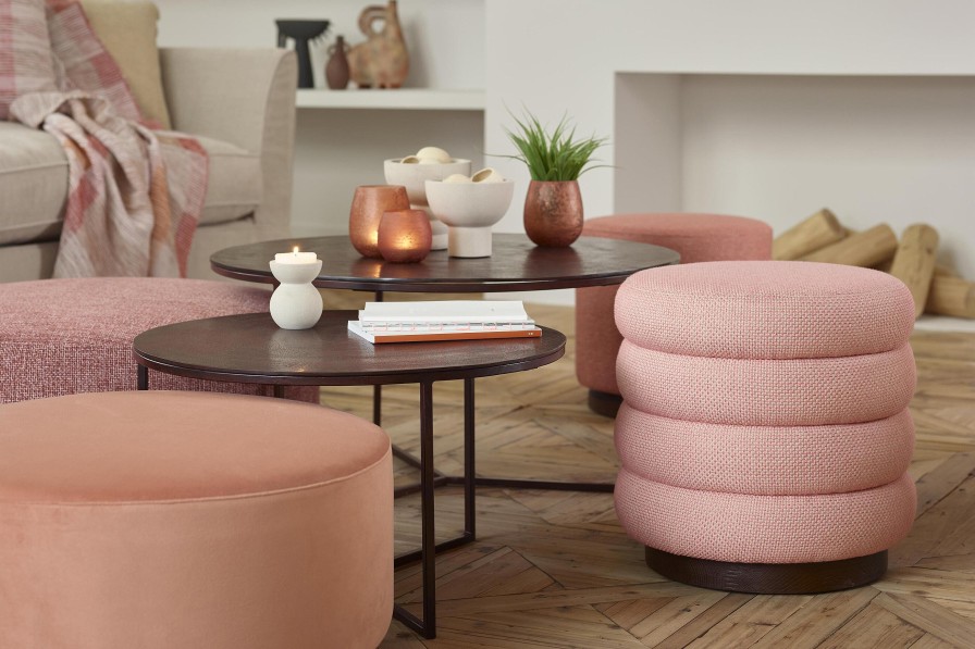 Flamant Lucas, Pouf, Rotatable, O 40, Pink Best