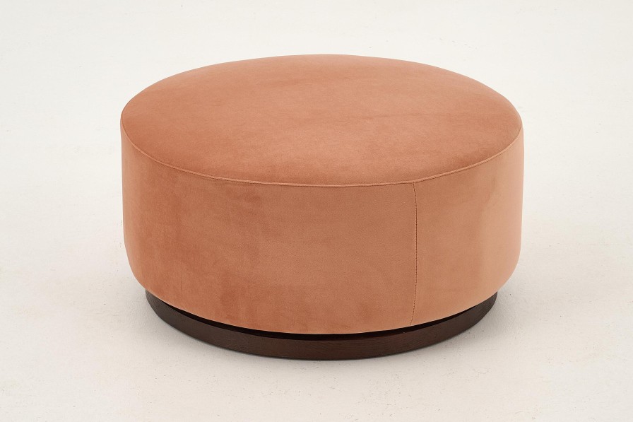 Flamant Lucas, Pouf, Rotatable, O 60, Pink New