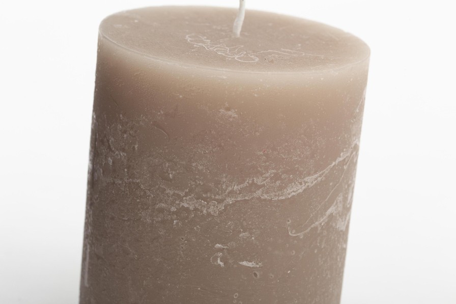 Flamant Beth, Candle, Colour Taupe, 9X20Cm Wholesale