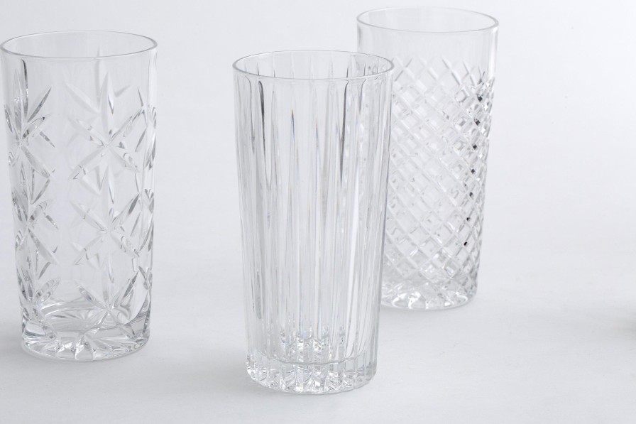 Flamant Bogart, Tall Glass, Hand-Cut, Set Of 6 Best