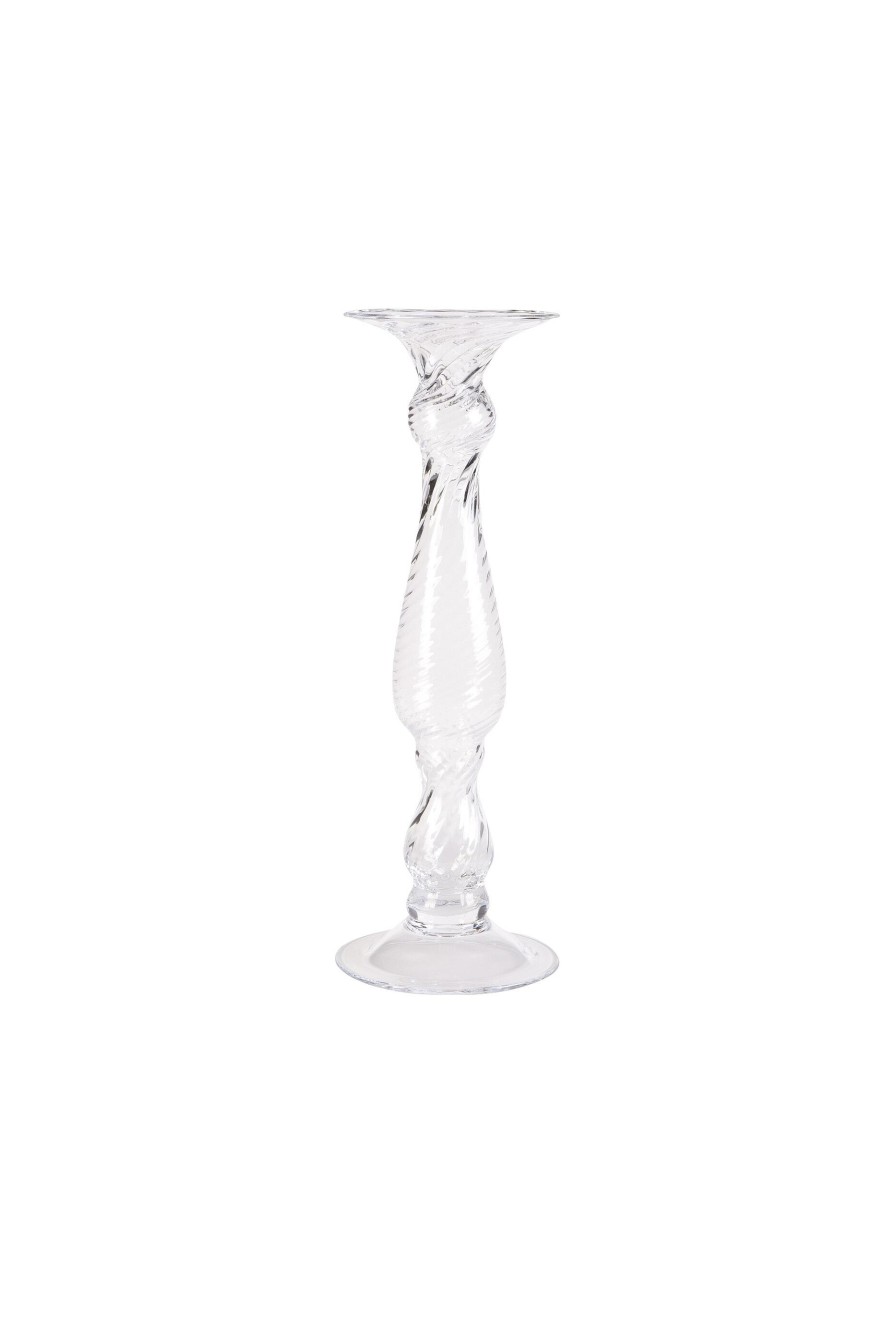 Flamant Erin, Candlestick, Turned Glass New