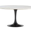 Flamant Aboah, Dining Table, Round, White Marble, 145 Cm Clearance