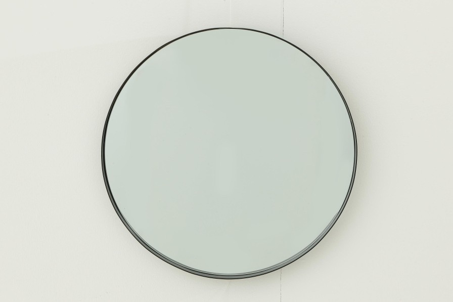 Flamant Bowery, Mirror, Round, Black Hot