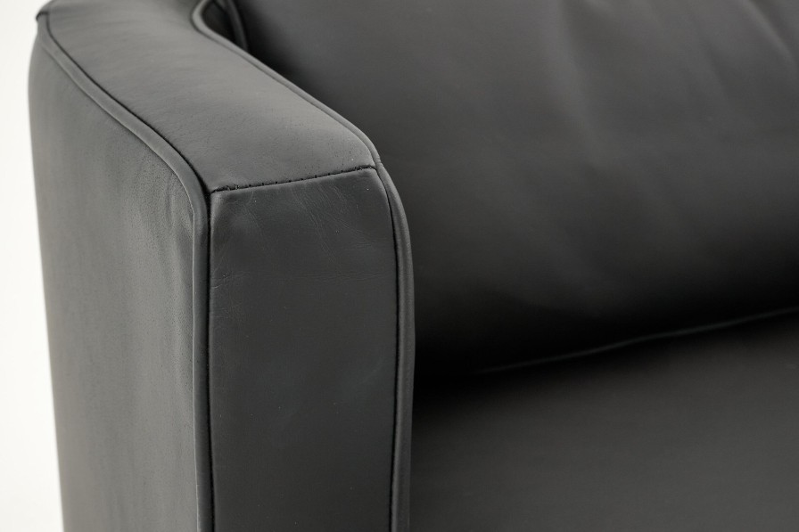 Flamant Nelia, Armchair, Leather Black, Rotatable Best