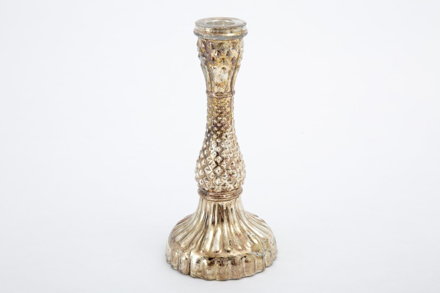 Flamant Sullivan, Candlestick, Mercury Glass Wholesale