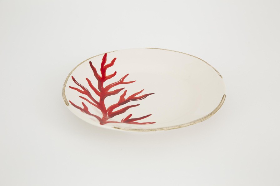 Flamant Kao, Plate, Coral, 23Cm New