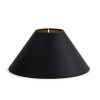 Flamant Circum, Lampshade, Black And Gold, Conical, 23 Cm Hot