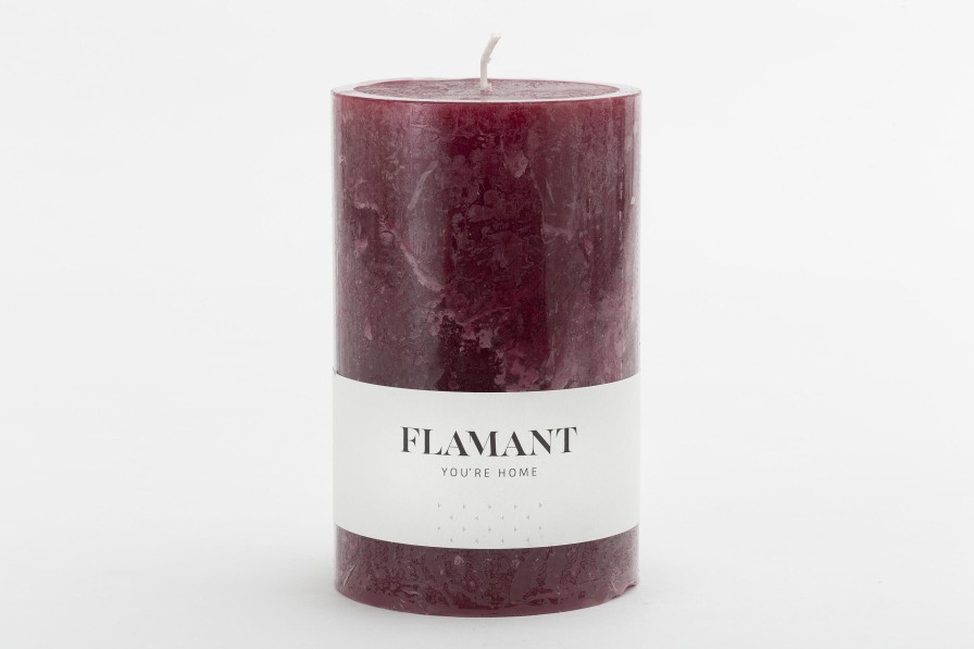 Flamant Beth, Candle, Colour Balmoral Red, 9X15Cm Online