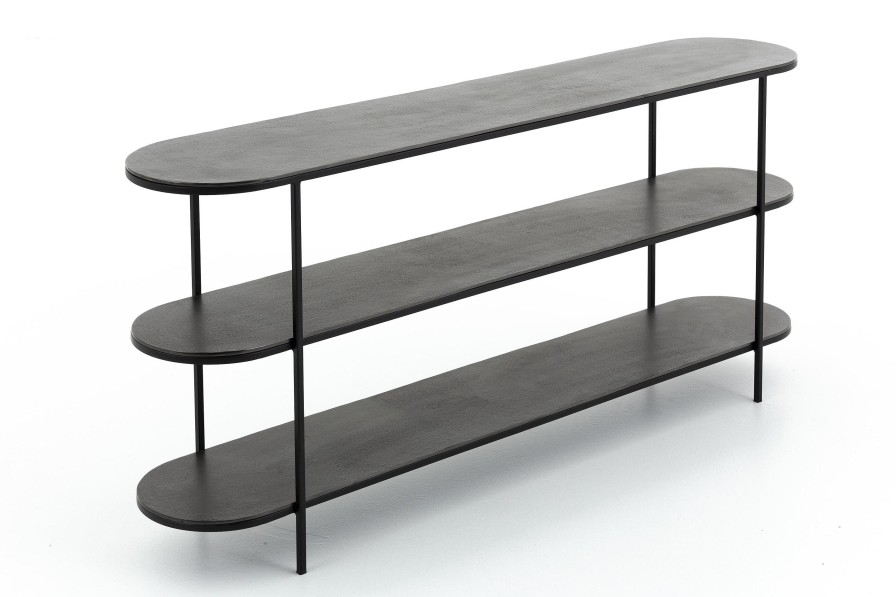 Flamant Zenza, Console Table, 3 Levels, Metal Clearance