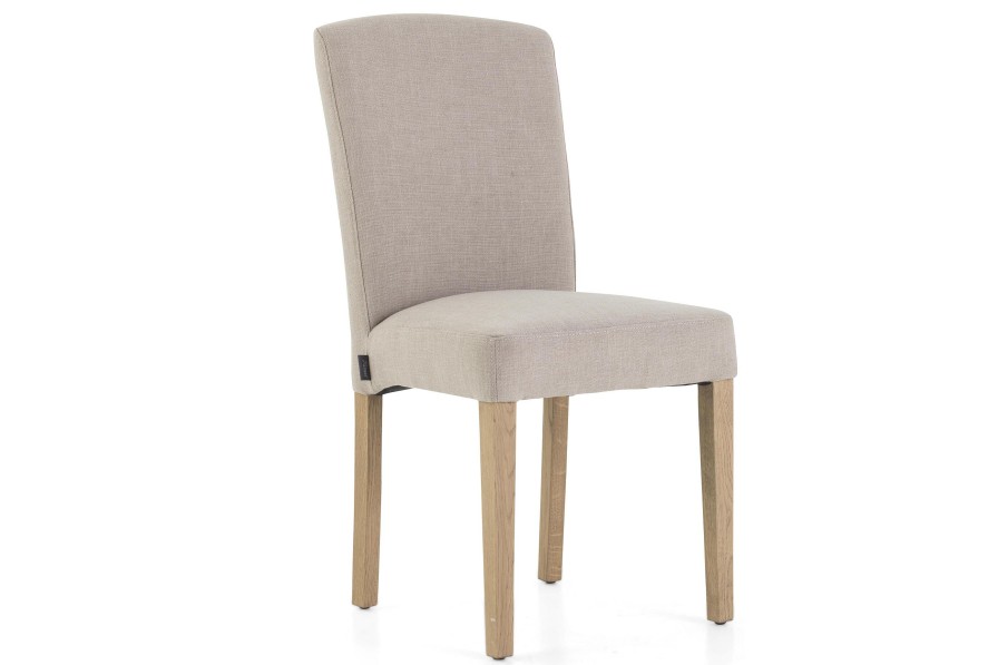 Flamant Dalya, Chair, Birch, Off-White Linen Best