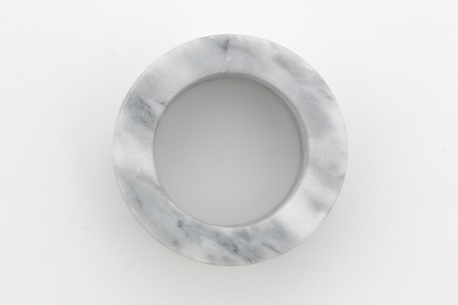 Flamant Maureen, Napkin Ring, Marble, White Hot