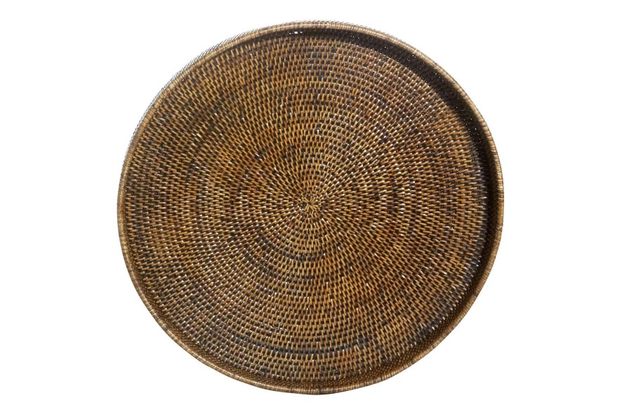 Flamant Togo, Tray, Round, Reed, 48Cm Hot