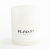 Flamant Beth, Candle, Colour White, 9X11,5Cm Clearance