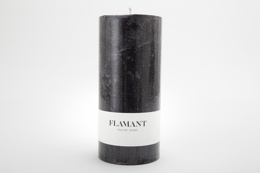 Flamant Beth, Candle, Colour Black, 9X20Cm Online