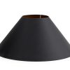 Flamant Circum, Lampshade, Black And Gold, Conical, 55 Cm Best