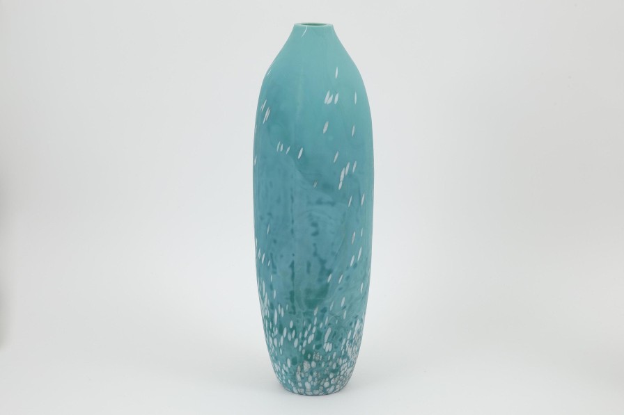 Flamant Dego, Vase, Glass, Turquoise, L Best