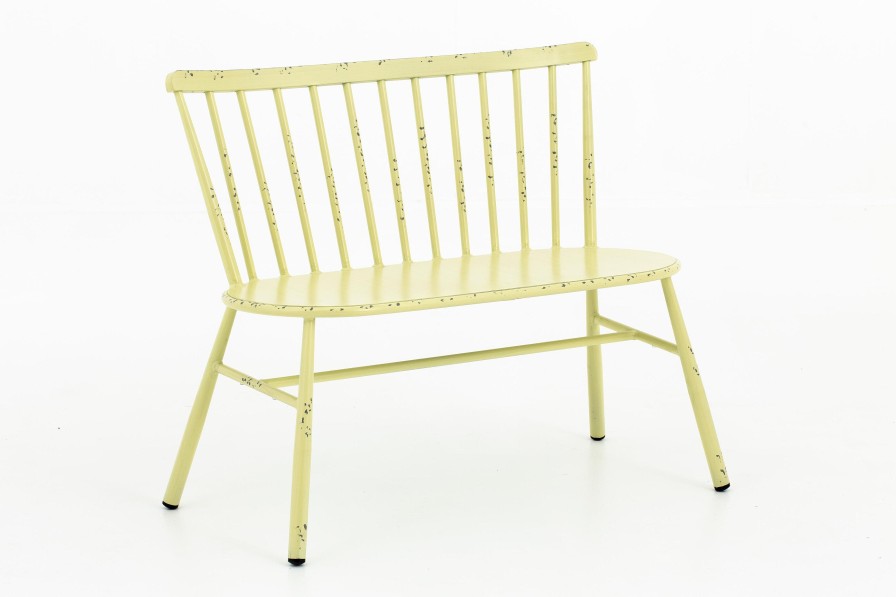 Flamant Claire, Garden Bench, Retro Yellow Wholesale