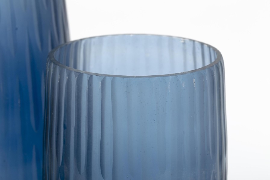 Flamant Arez, Vase, Glass, Blue, M Online