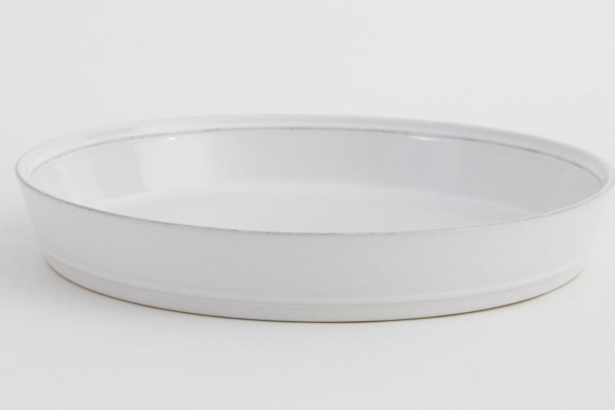 Flamant Jille, Cake Dish, Ceramic, White, 30Cm New