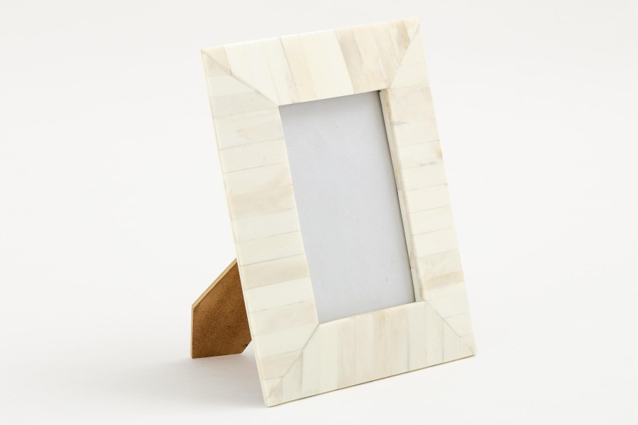 Flamant Badgley, Picture Frame, Bone, 10X15 New