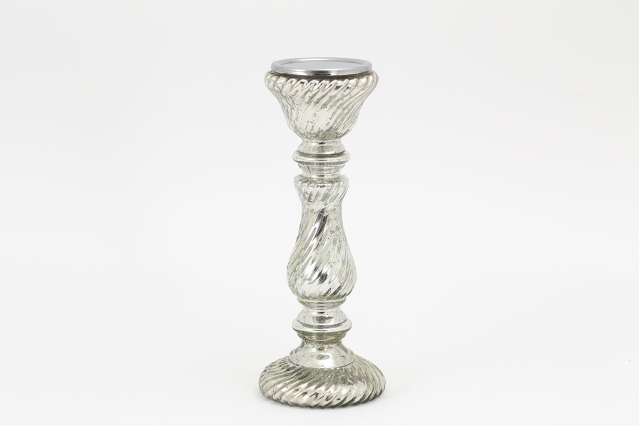 Flamant Darium, Candlestick, Mercury Glass, S Hot