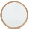 Flamant Lucente, Mirror, Oak, Round, 46Cm New