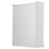 Flamant Marie, Wardrobe, White, 3 Doors Best