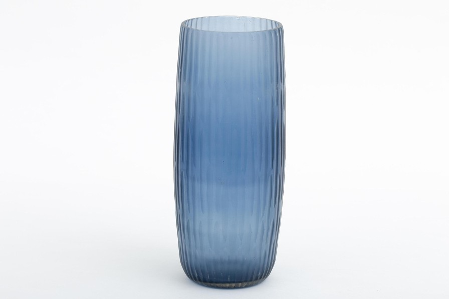 Flamant Arez, Vase, Glass, Blue, M Online