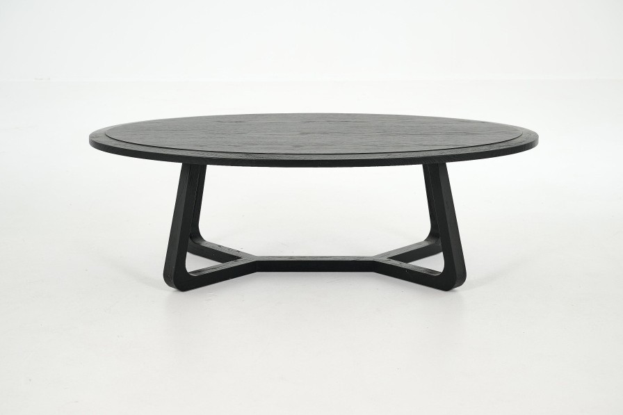 Flamant Livy, Coffee Table, Oval, Black, L Best