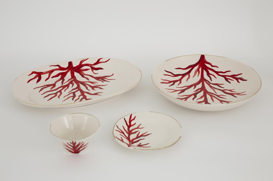 Flamant Kao, Serving Bowl, Coral, Round Wholesale