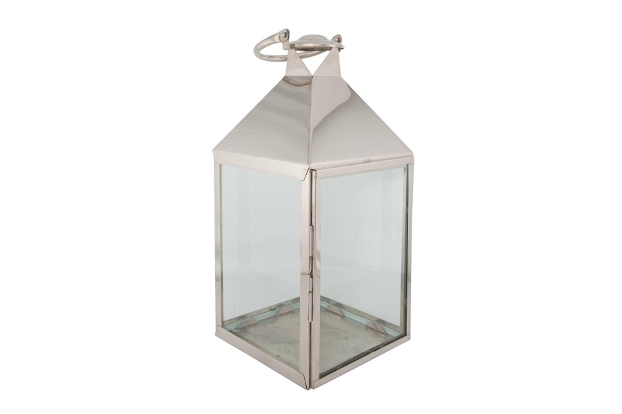 Flamant Charme, Lantern, Steel And Glass, M New