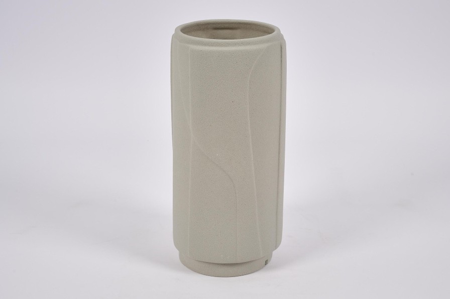 Flamant Laurena, Vase, Ceramic, Grey, L Hot