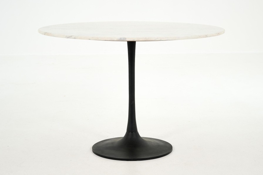 Flamant Fano, Dining Table, Round, White Marble Clearance