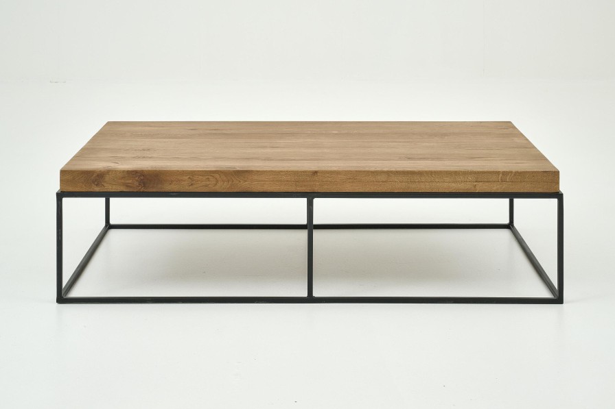 Flamant Urban, Coffee Table, Oak And Metal, Light Brown Hot