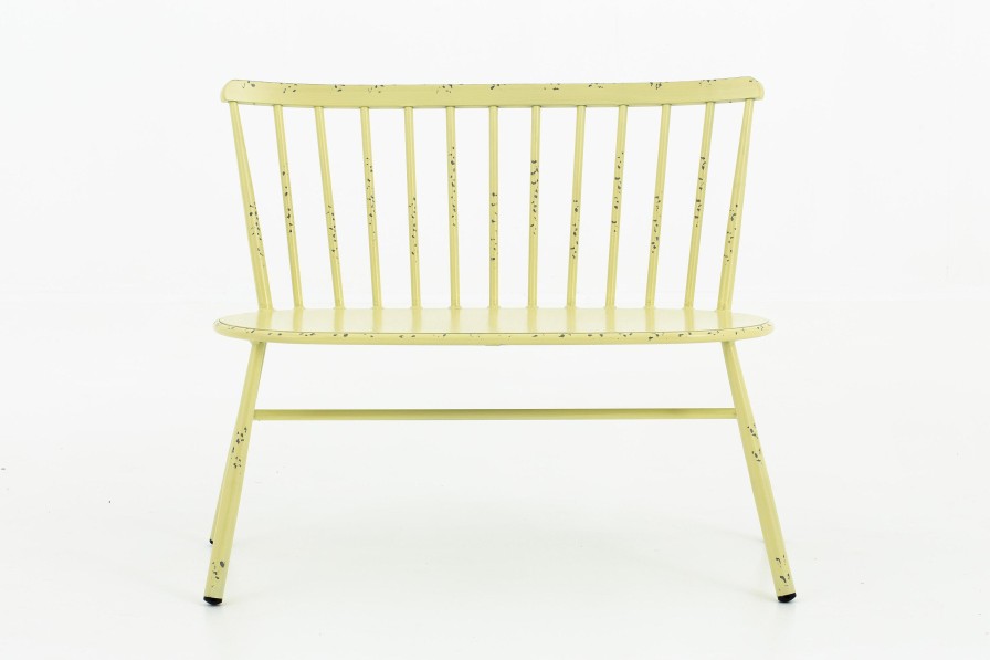 Flamant Claire, Garden Bench, Retro Yellow Wholesale