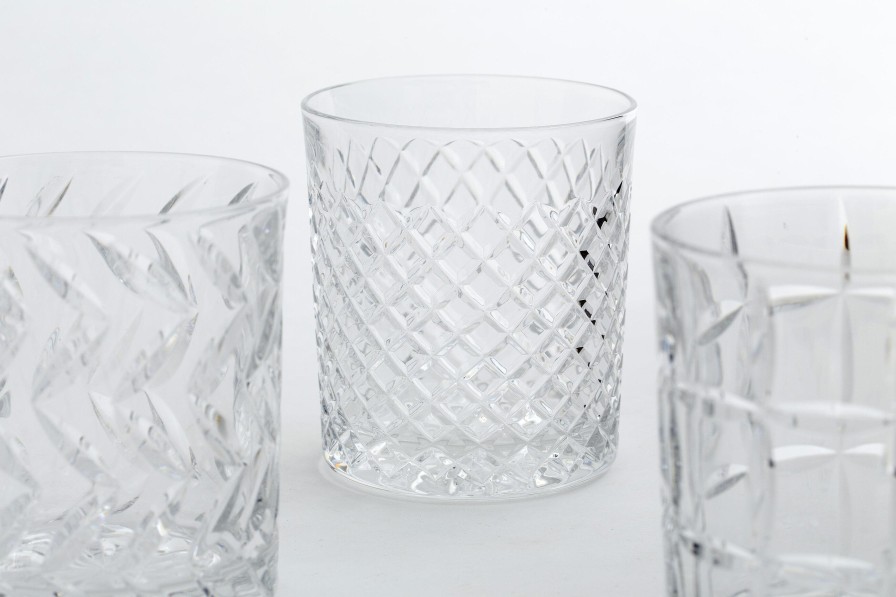 Flamant Bogart, Whiskey Glass, Hand-Cut, Set Of 6 Online