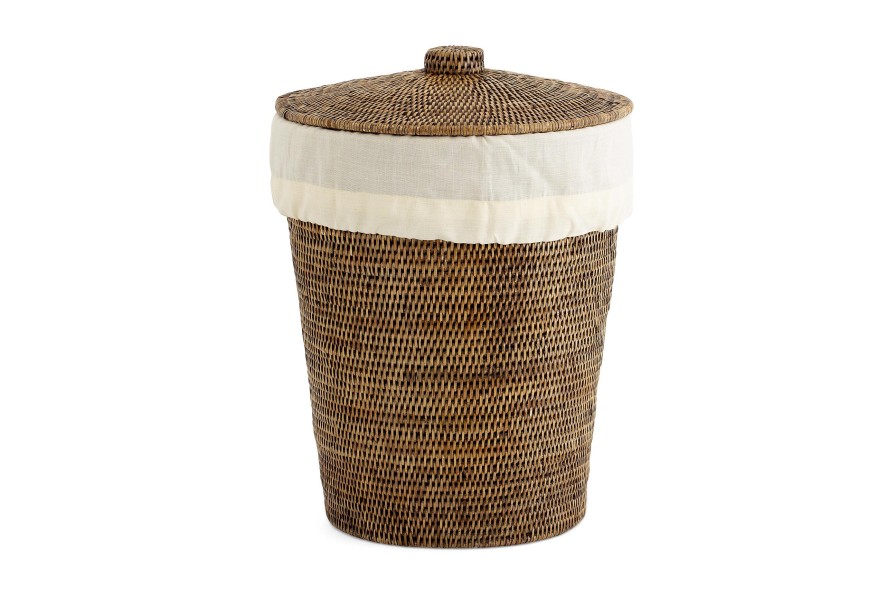 Flamant Togo, Linen Basket, With Linen Bag, Reed Online