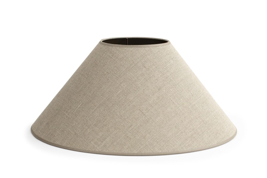 Flamant Circum, Lampshade, Natural And Silver, Conical, 55 Cm Clearance