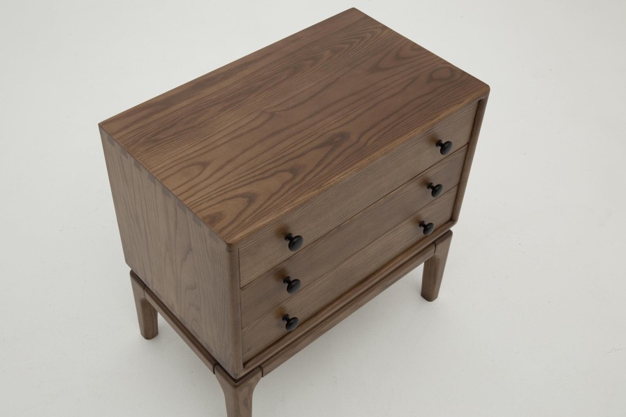 Flamant Luca, Bedside Table, 3 Drawers Online