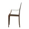 Flamant Mary, Garden Armchair, Rust Finish, Metal Hot