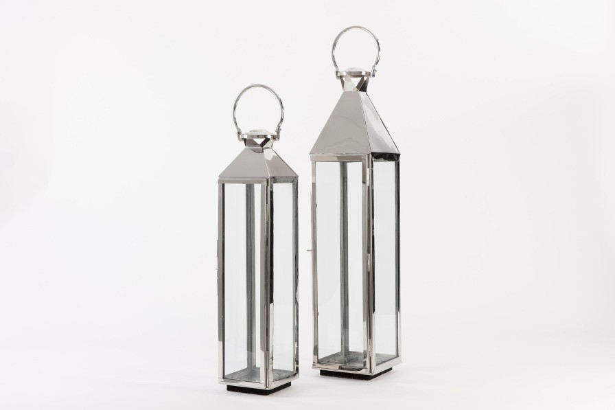 Flamant Charme, Lantern, Steel And Glass, Xl New