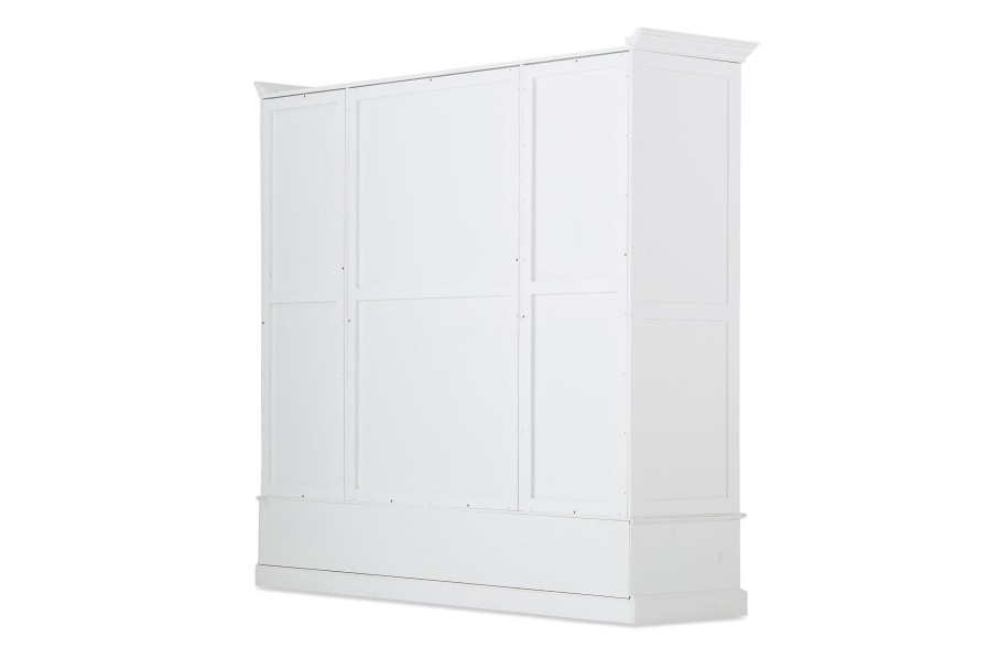 Flamant Marie, Wardrobe, White, 4 Doors Best