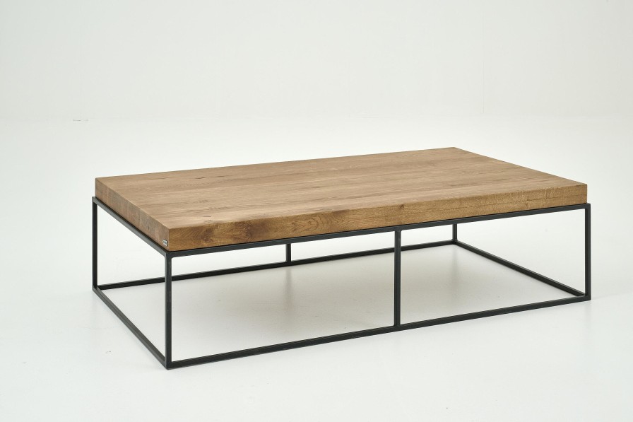 Flamant Urban, Coffee Table, Oak And Metal, Light Brown Hot