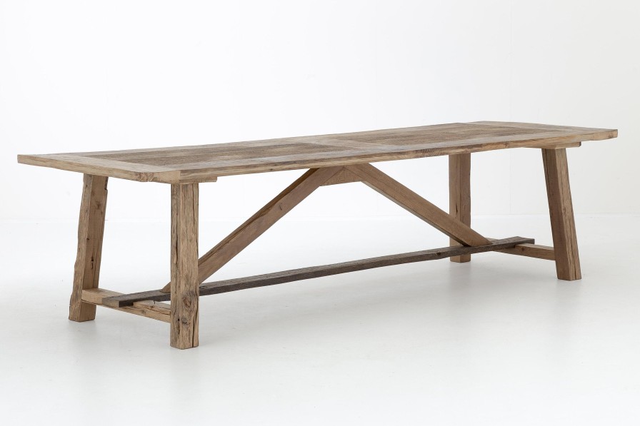 Flamant Jeffrey, Dining Table, Old Oak, 300 Cm Hot