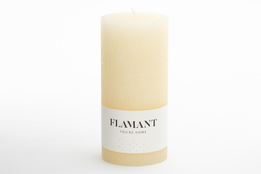 Flamant Beth, Candle, Colour Cream, 7X15Cm Online