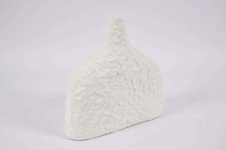 Flamant Corralee, Vase, Ceramic, White, S New